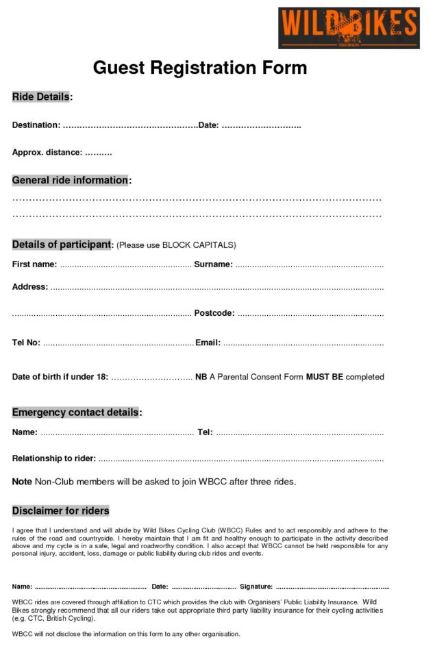 Guest Registration Form
