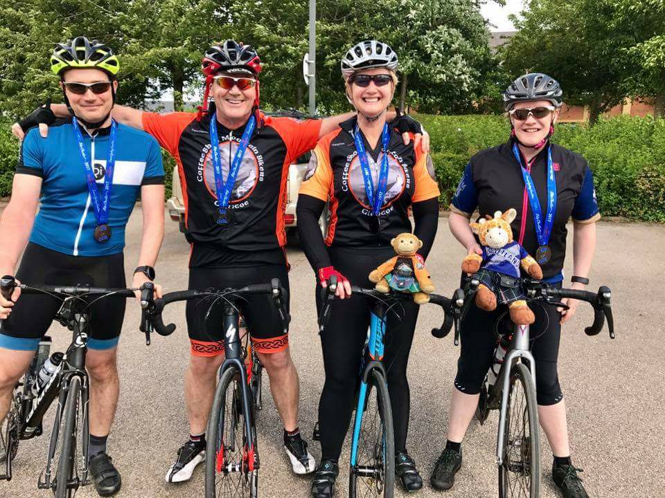 Medals at Bike Chester 2017
