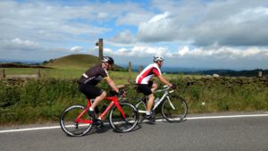 Gary and Steve on the Inters Bollington ride
