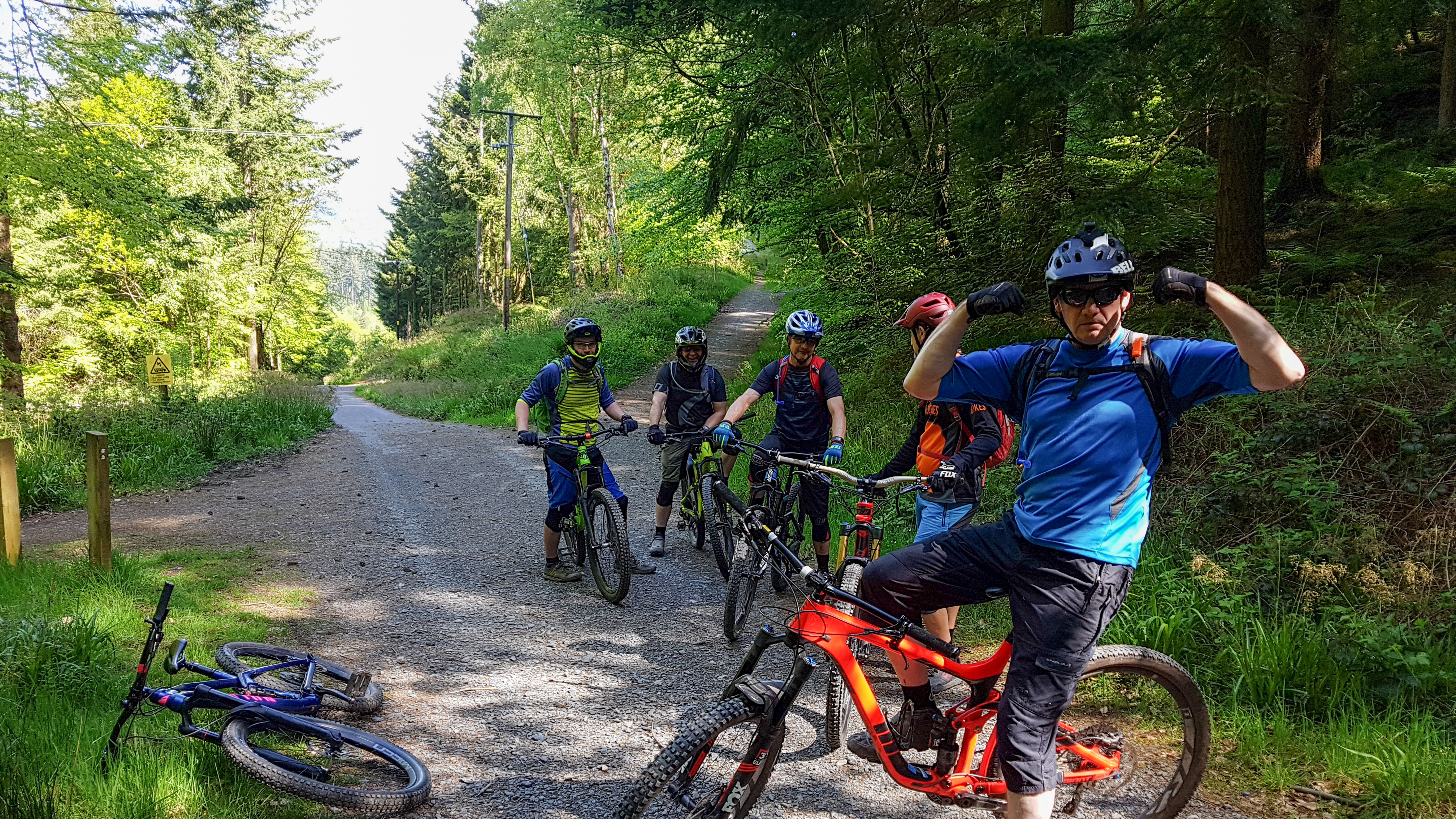 Single track part one complete . . now to tackle the climb Single track part one complete . . now to tackle the climb