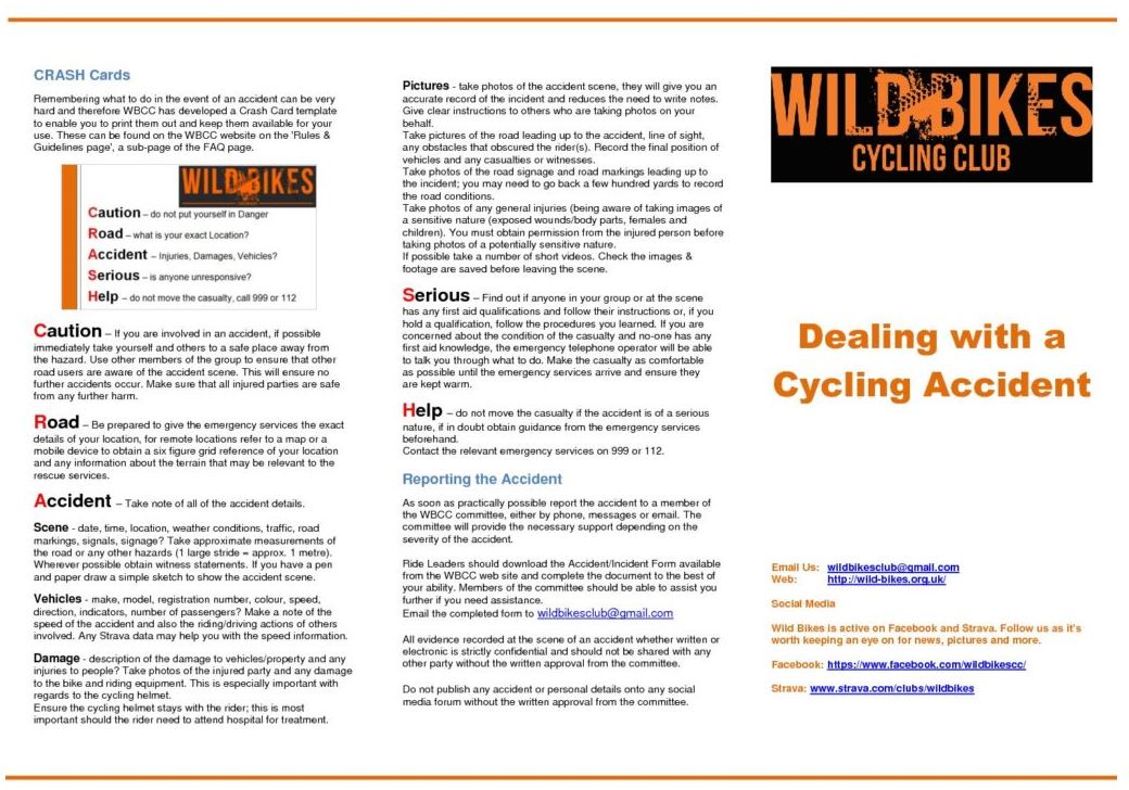 Dealing with an Accident